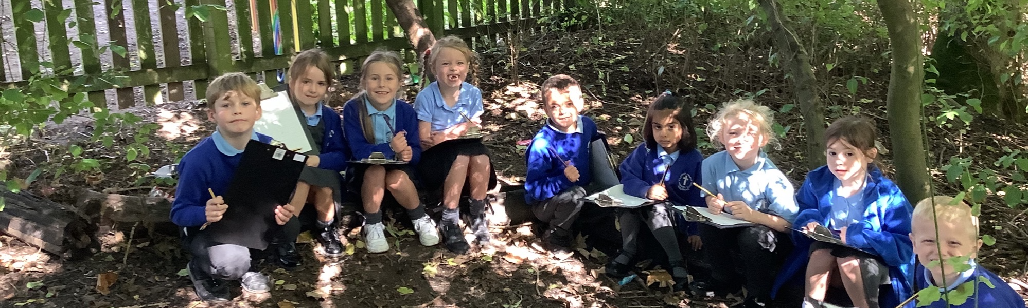 Pupils at Christ Church Primary School Walshaw