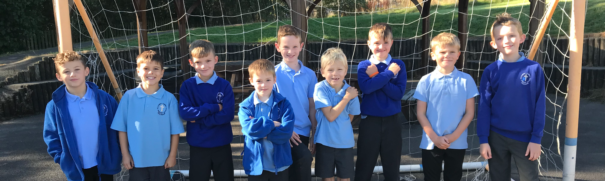 Pupils at Christ Church Primary School Walshaw