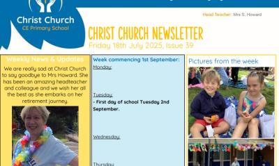 Weekly Newsletter Issue 39
