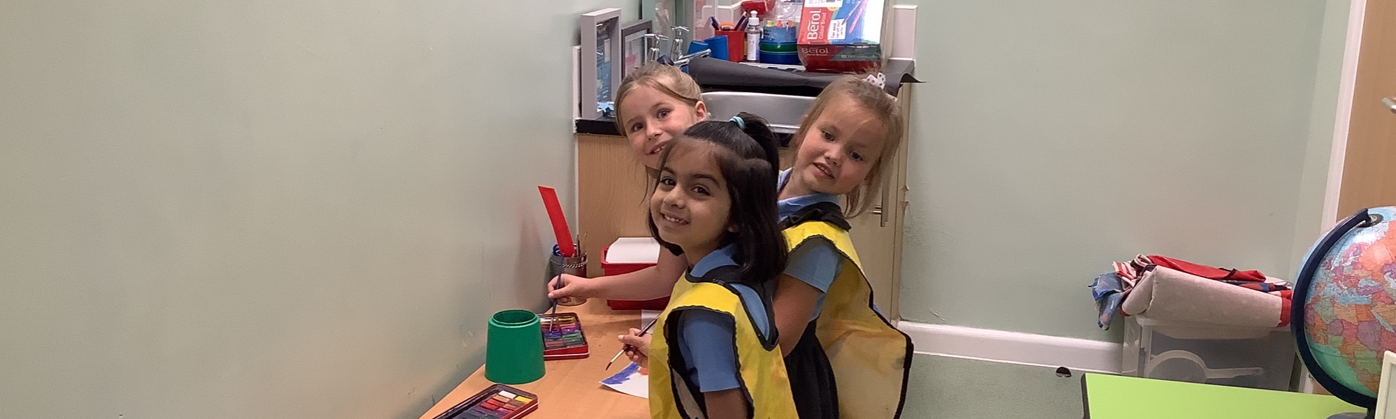 Pupils at Christ Church Primary School Walshaw