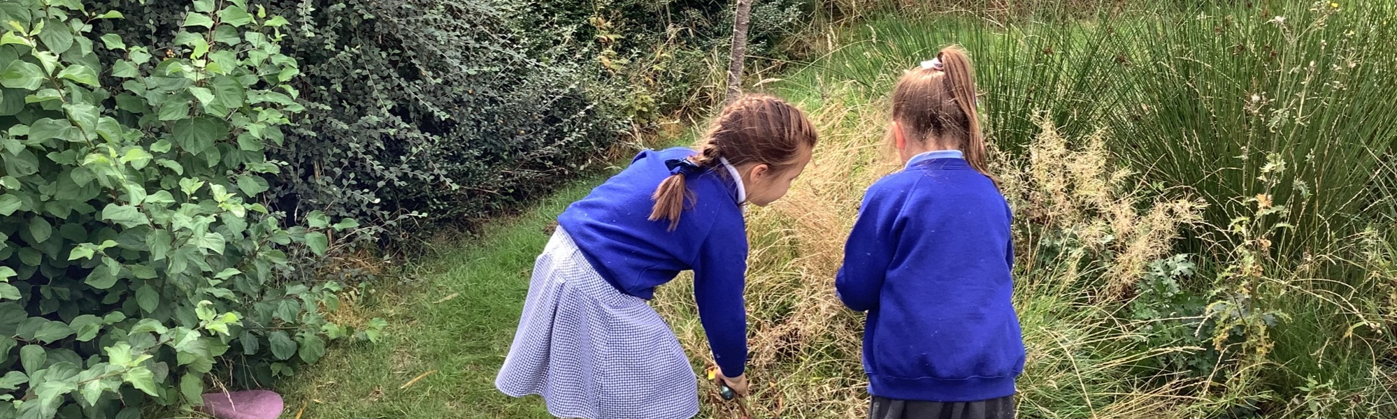Pupils at Christ Church Primary School Walshaw