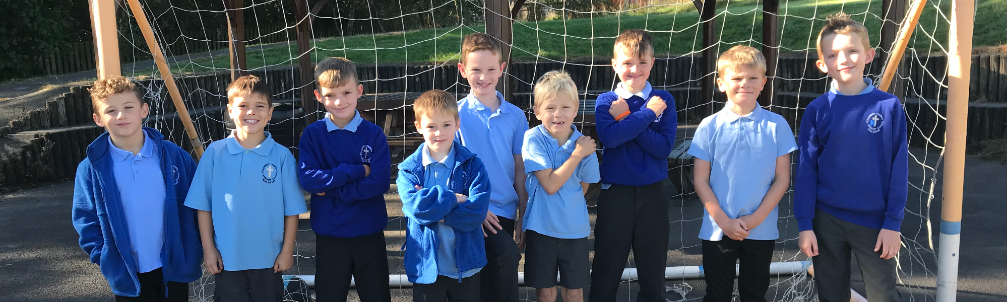 Pupils at Christ Church Primary School Walshaw